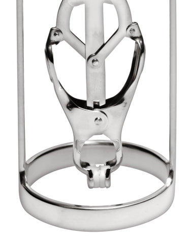 Stainless Steel Clover Clamp Nipple Stretcher for Intense Sensation and Gradual Stretching