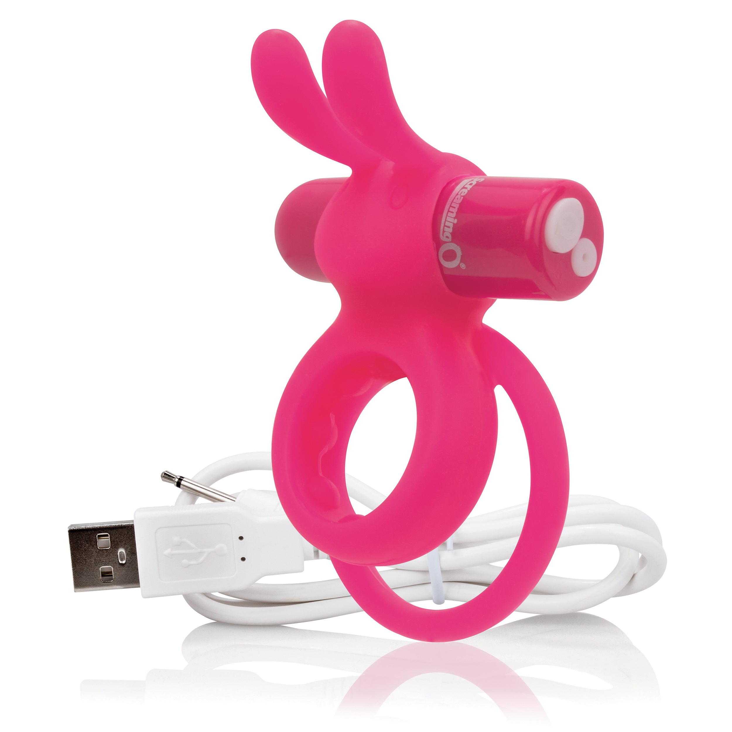 Charged Ohare – Rechargeable Double Cock Ring Rabbit Vibrator > Sex Toys > Couples Toys
