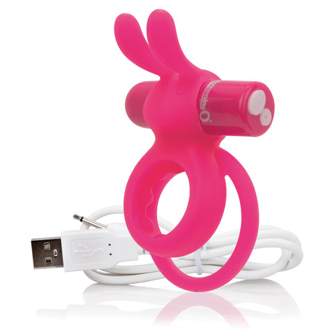 Charged Ohare – Rechargeable Double Cock Ring Rabbit Vibrator > Sex Toys > Couples Toys