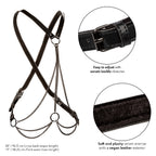 Euphoria Collection Plus Size Multi Chain Harness with Velvet Interior and Vegan Leather Exterior > Clothes > Womens Harnesses