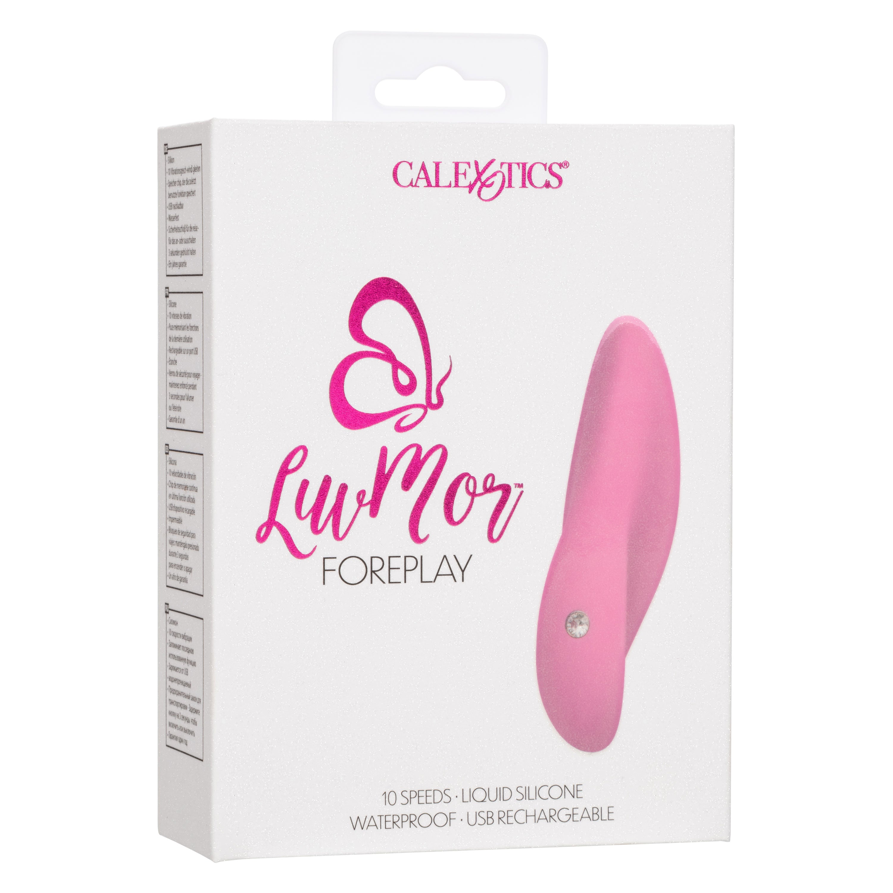 LuvMor Foreplay Pink Liquid Silicone 10 Speed Vibrator > Vibrators > Mini Vibrators