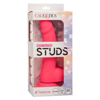 Neon Silicone Studs 6 Inch 15.25 cm Pink Silicone Dildo With Suction Cup Base > Dildos > Realistic Dildos