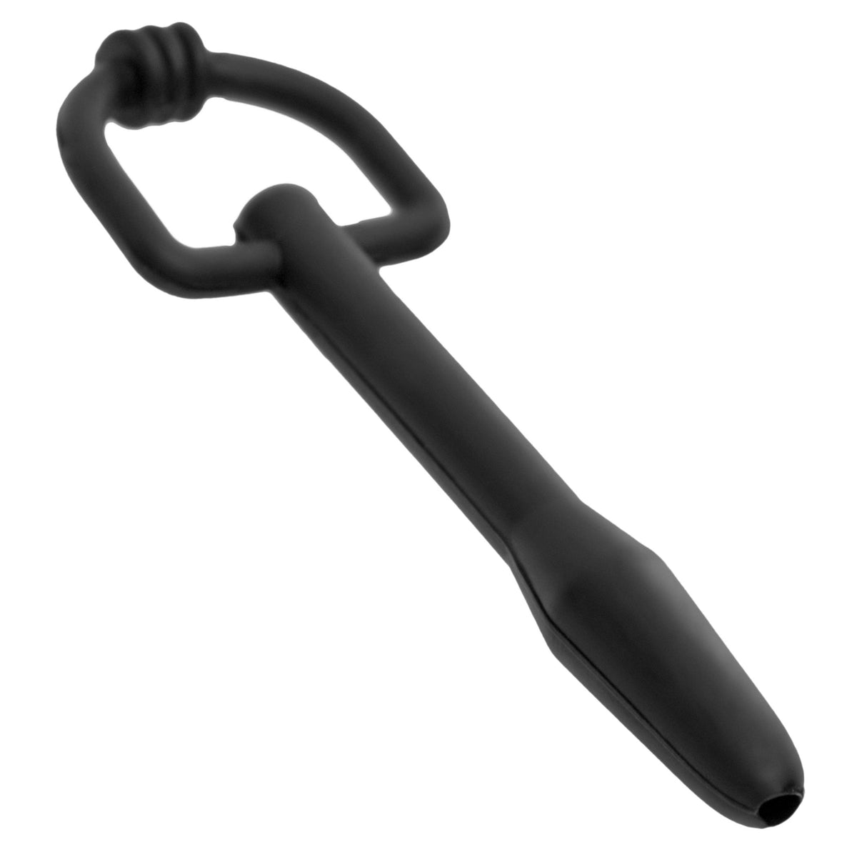 The Hallows Cum-Thru D-Ring Penis Plug – Flexible Silicone Urethral Plug > Sex Toys For Men > Sounding Rods