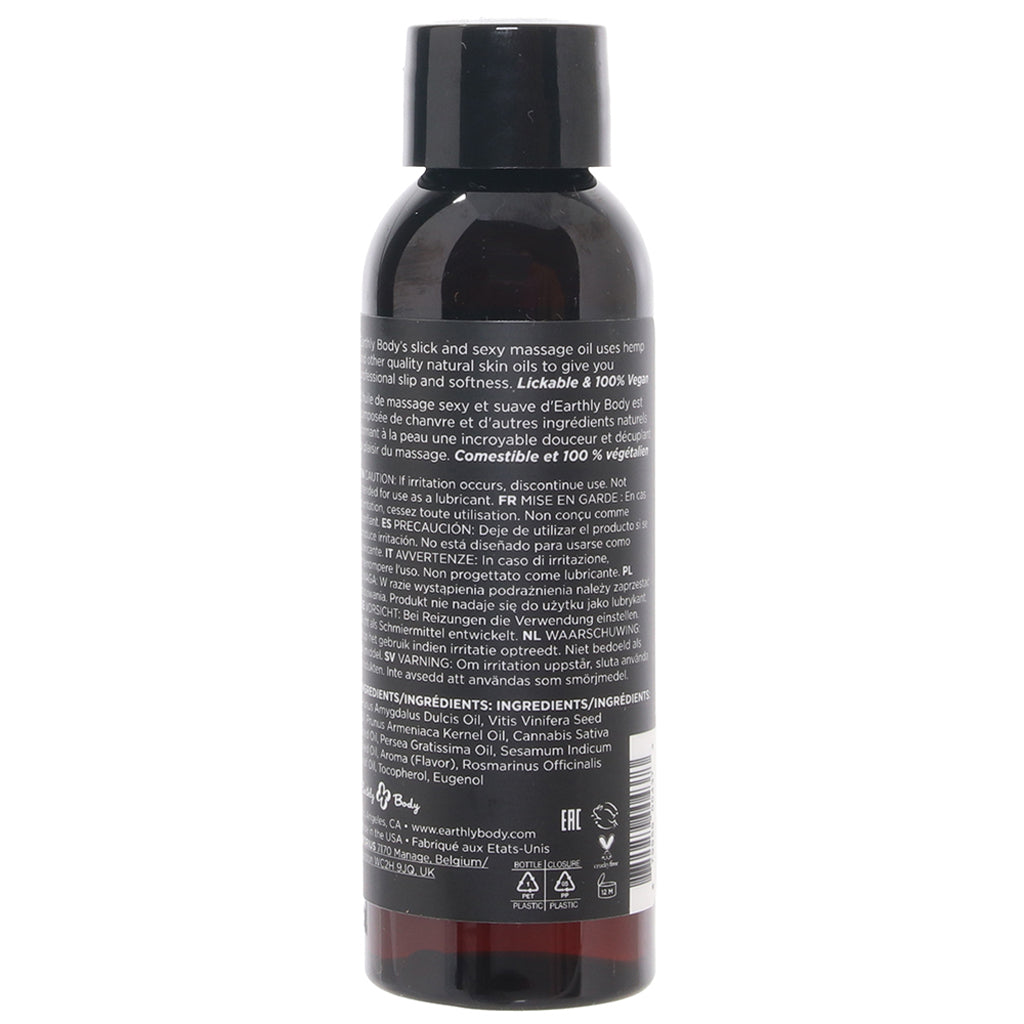 Edible Massage Oil Cherry Burst Flavored 59ml Bottle Secondary image