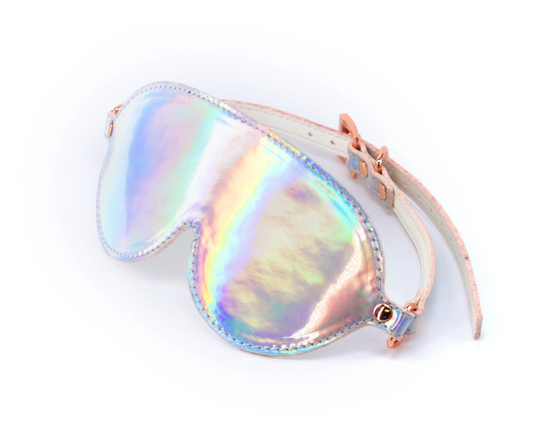 Cosmo Bondage Blindfold Rainbow Metallic Eye Restraint Coloured > Bondage Gear > Blindfolds