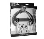 Equine Silicone Bit Gag with Nipple Clamps – Durable Dual-Feature Restraint Device Chrome > Bondage Gear > Gags and Bits