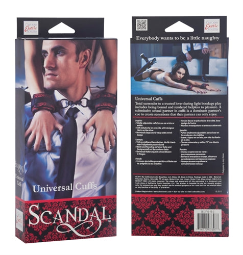 Scandal Universal Cuffs – Soft Plush Restraint Cuffs > Bondage Gear > Restraints