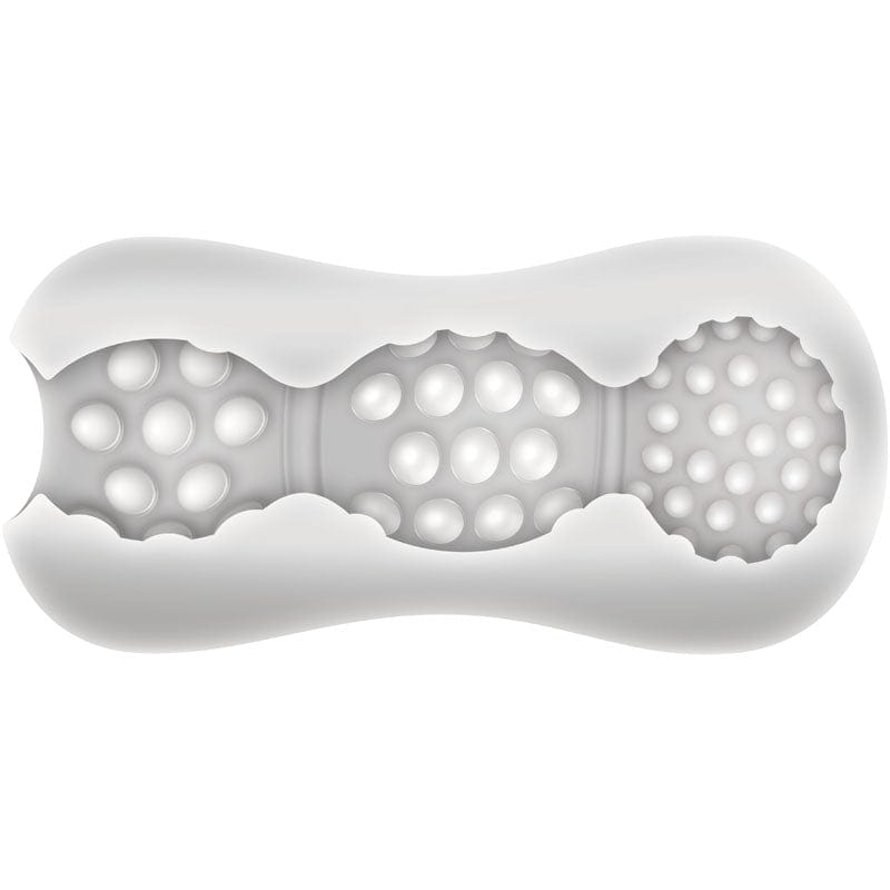 Adam & Eve Triple Chamber Ball Drainer Stroking Toy > Sex Toys For Men > Masturbators > Manual
