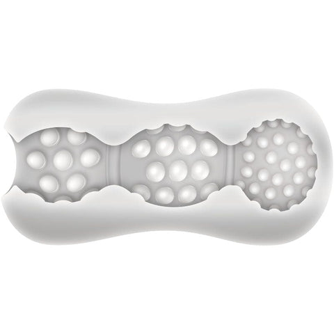 Adam & Eve Triple Chamber Ball Drainer Stroking Toy Strokers - Manual