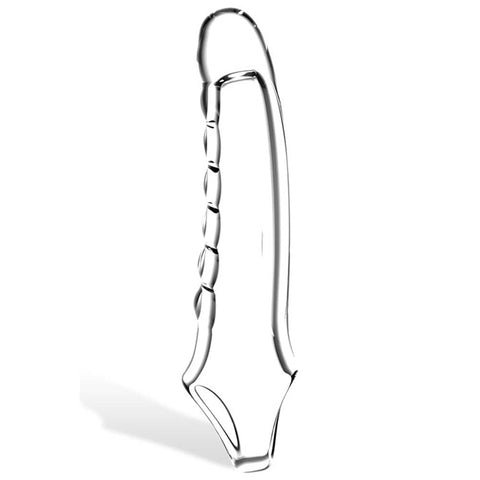 Adam & Eve Ridged Rider 7 Inch Penis Extension SLEEVES