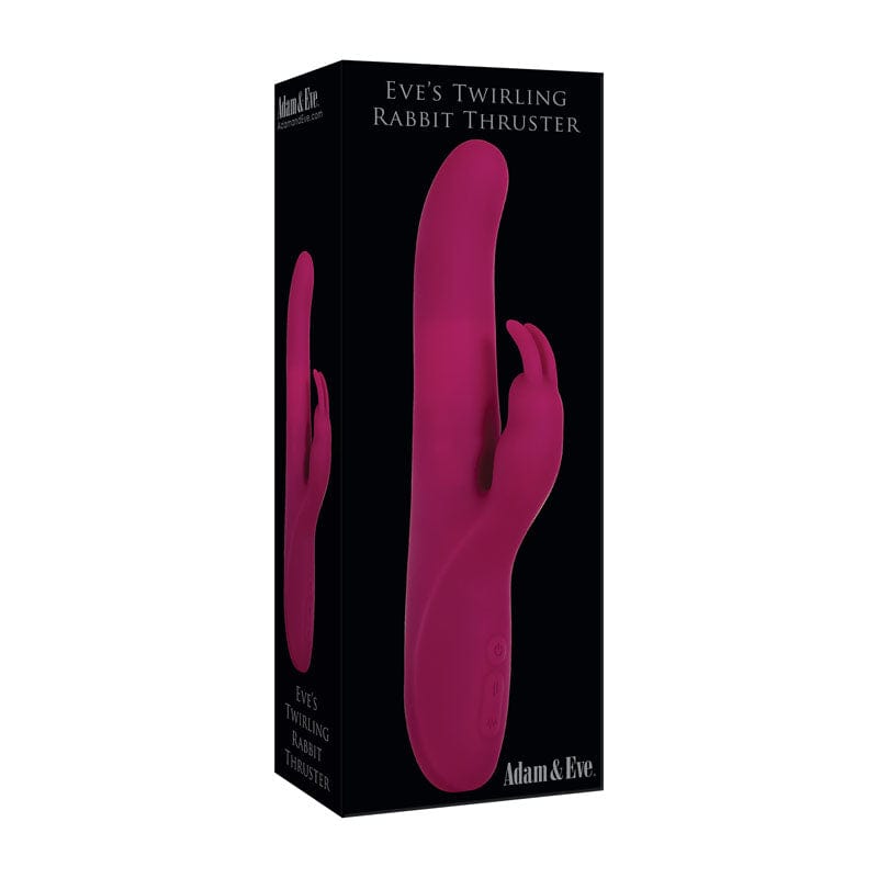Adam & Eve VIBRATORS-RABBIT Purple Adam & Eve Eve's Twirling Rabbit Thruster 810124860486