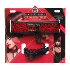 Crimson Tied Collar With Leash – Adjustable Collar and Leash Set > Bondage Gear > Collars & Leashes