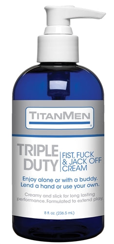 TitanMen Triple Duty Cream – Premium Lubricant Lotion 235ml > Lube > Fisting
