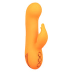 California Dreaming Montecito Muse Orange Silicone G-Spot Stimulator with 10 Vibration Functions and 3 Inflation Settings > Vibrators > Ladies > Rabbit