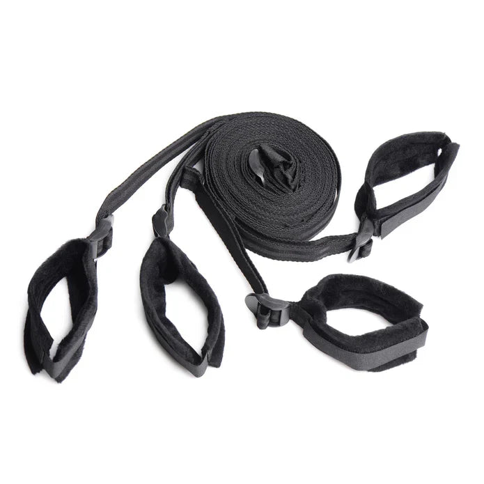 6-Piece Bed Restraint Bondage Kit Black > Bondage Gear > Bed Restraints