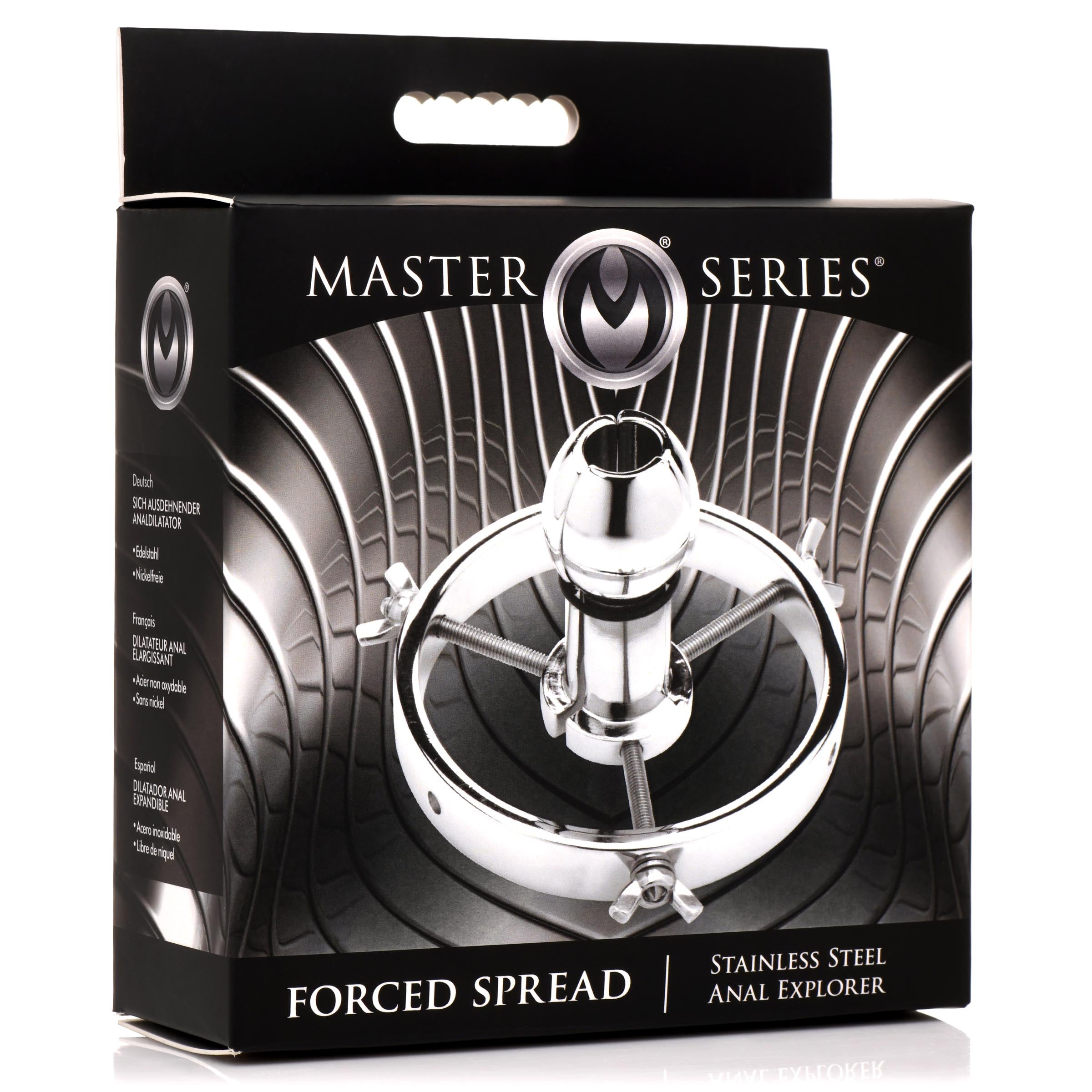 Master Series Forced Spread – Stainless Steel Anal Explorer Plug > Bondage Gear > Medical Instruments