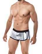 Cut 4 Men Athletic Trunk Boxer Silver Large > Clothes > Mens Trunks