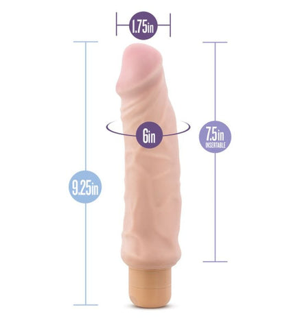 Au Naturel Home Wrecker Realistic Pleasure Toy 9.5 Inch DONGS Vibrating