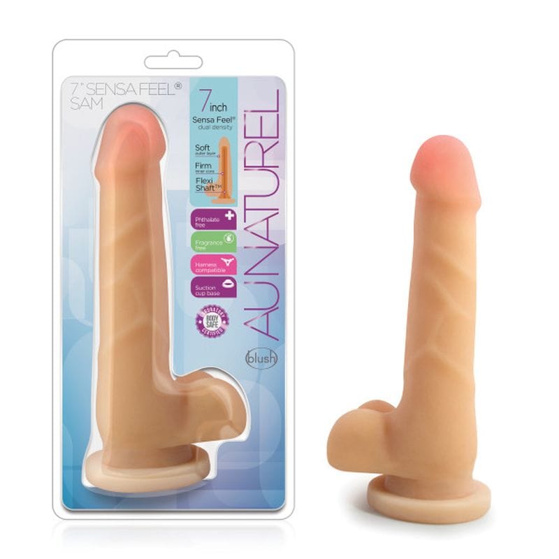 Au Naturel Adult Toys Beige Au Naturel Sam 7in Dong 702730699331