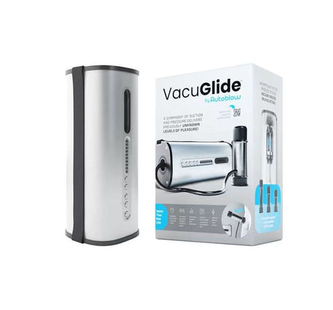 AutoBlow VacuGlide Suction Masturbator with Adjustable Stroking and Powerful Suction Strokers - Auto