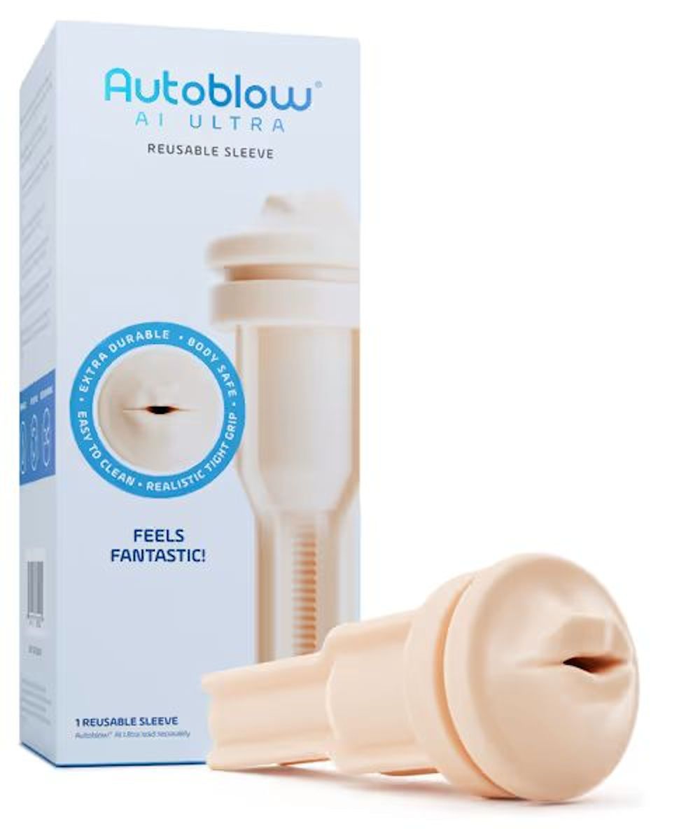 Autoblow AI Ultra Mouth Sleeve - Beige MASTURBATORS