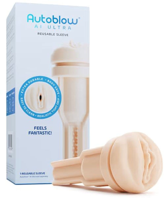 Autoblow AI Ultra Vagina Sleeve - Beige MASTURBATORS