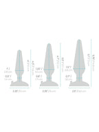 b-Vibe 3 Piece Anal Training Kit with Progressive Silicone Plugs > Anal Range > Butt Plug Kits
