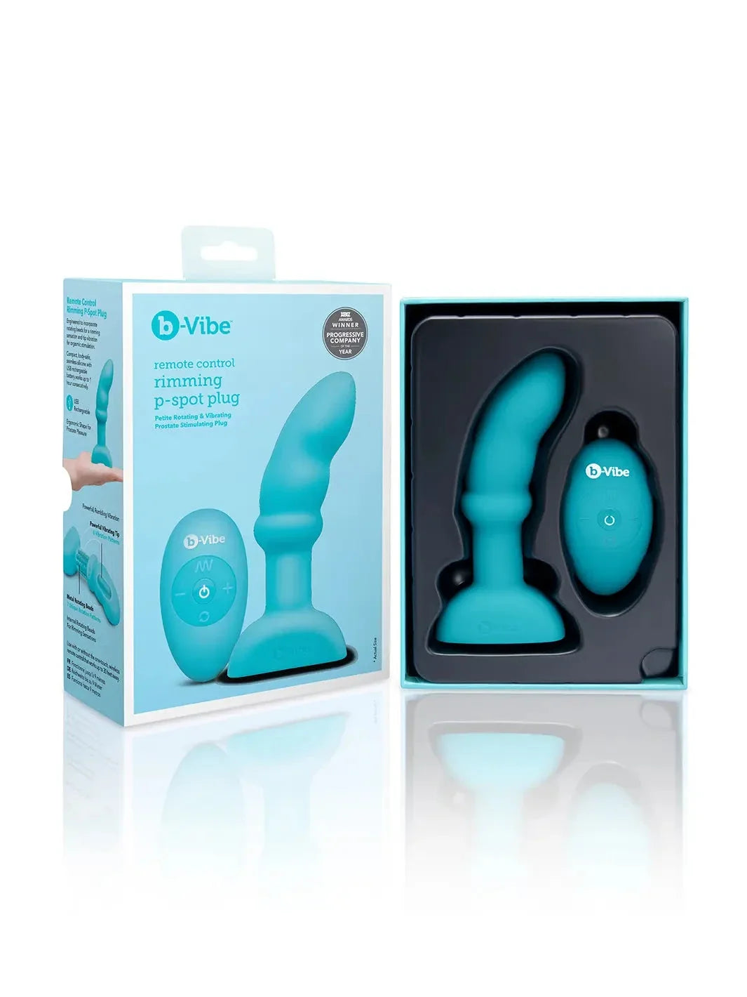b-Vibe Remote Control Rimming P-Spot Plug – Remote-Controlled Butt Plug > Anal Range > Prostate Plugs