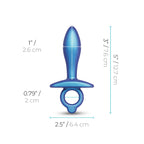 b-Vibe Butties Slide – Silicone Slim Weighted Butt Plug > Anal Range > Butt Plugs