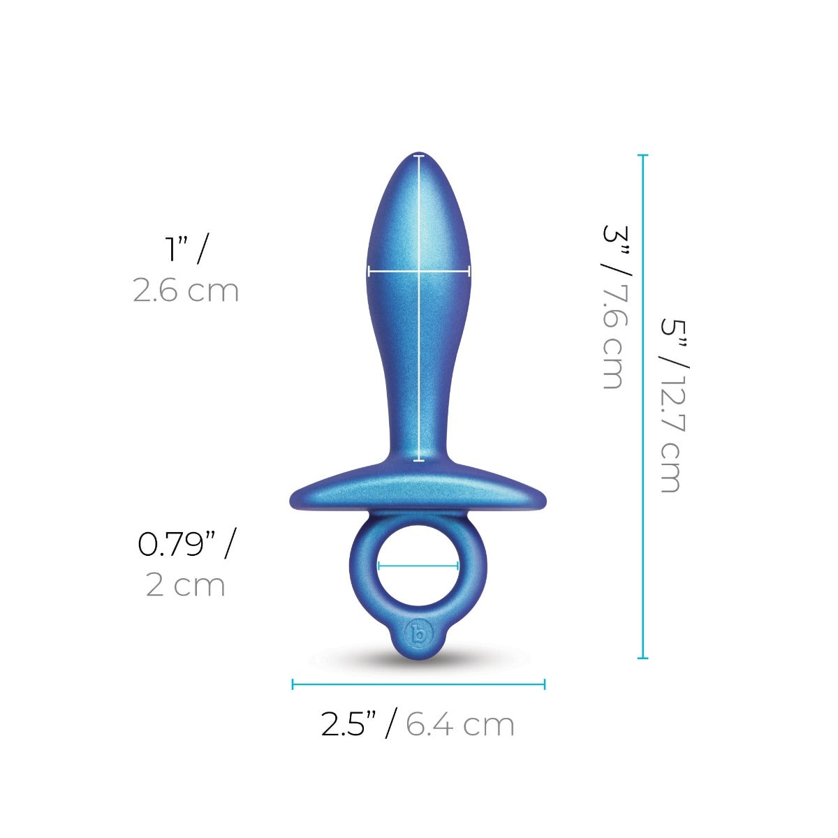 b-Vibe Butties Slide – Silicone Slim Weighted Butt Plug > Anal Range > Butt Plugs