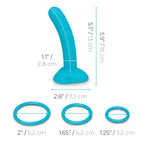 b-Vibe Every Body Strap-On Harness Set – 6 Inch Silicone Dildo Harness Set > Dildos > Strap On Dildos