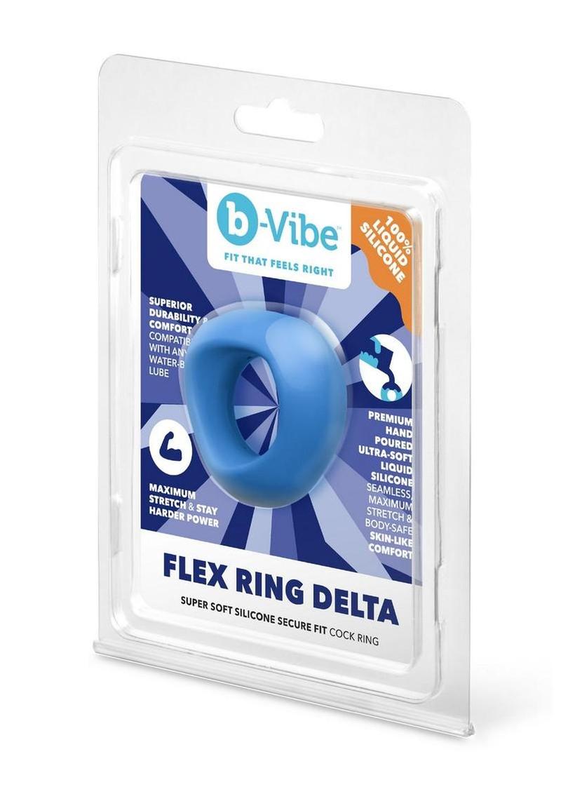 B-Vibe Flex Ring Delta - Silicone Cock Ring > Cock Ring > Single