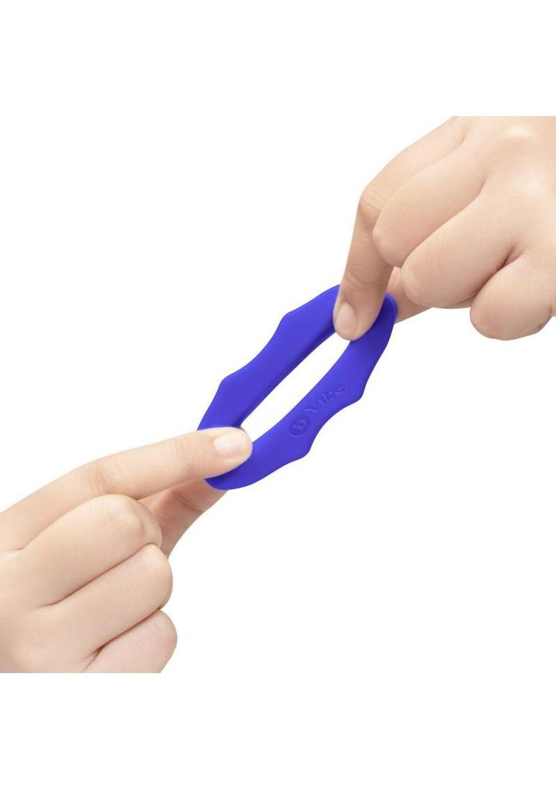 B-Vibe Flex Ring Hex – Body Safe Liquid Silicone Cock Ring > Cock Ring > Single