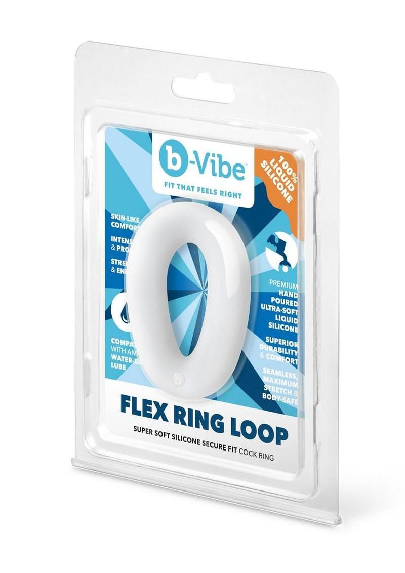 B-Vibe Flex Ring Loop – Adjustable Silicone Cock Ring > Cock Ring > Vibrating