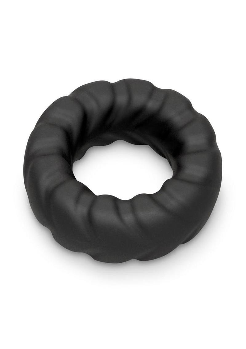 B-Vibe Flex Ring Tread – Flexible Liquid Silicone Cock Ring > Cock Ring > Single