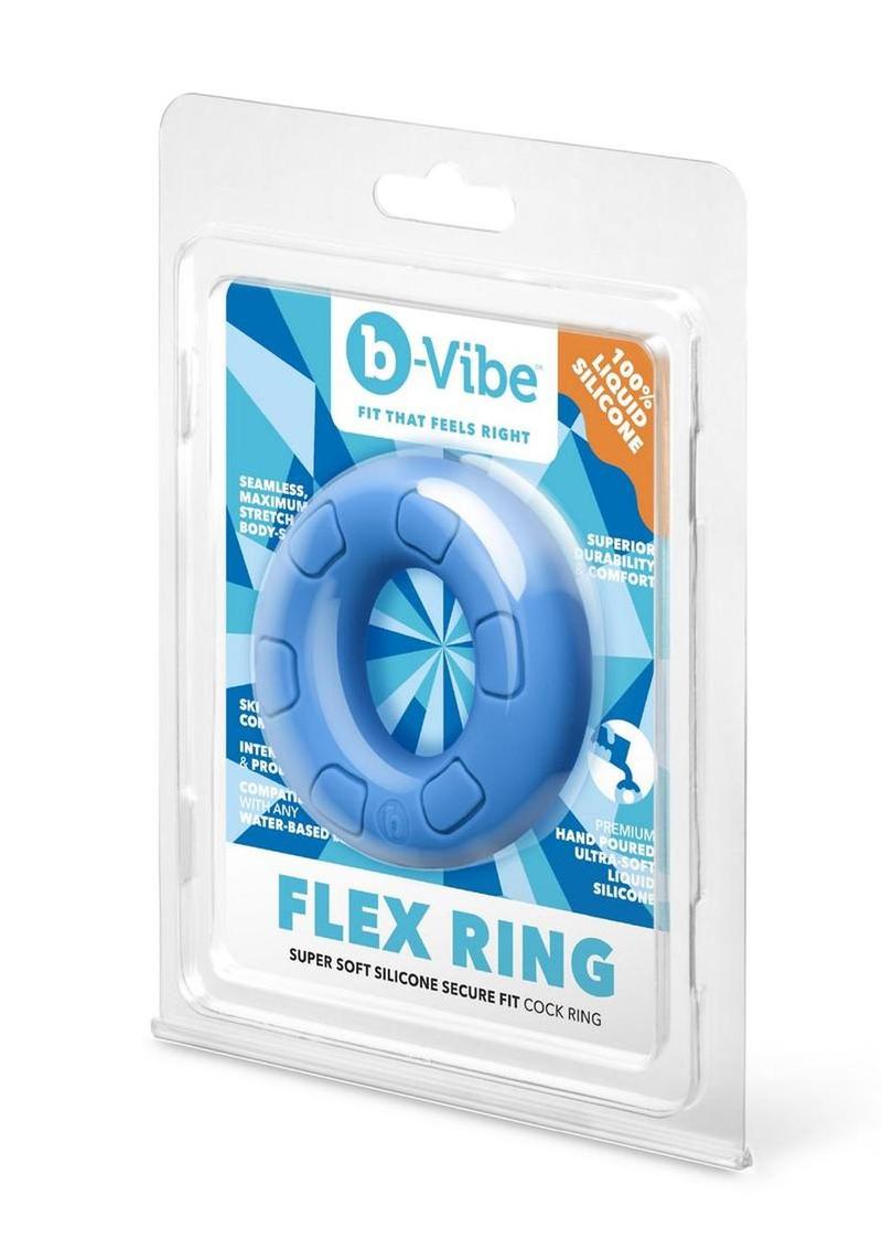 B-Vibe Flex Ring - Body Safe Flexible Silicone Cock Ring > Cock Ring > Single