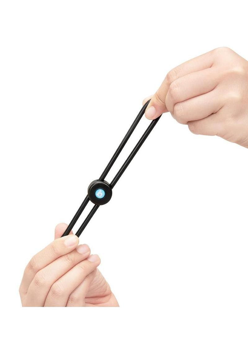 B-Vibe Lasso Grip - Fully Adjustable Silicone Cock Ring > Cock Ring > Adjustable