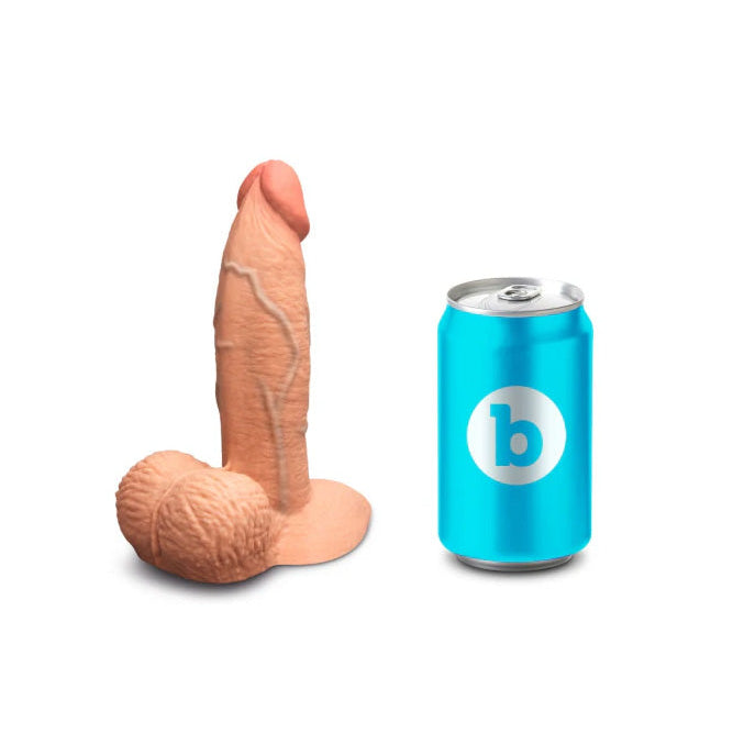 b-Vibe Slipskin Realistic Silicone Dildo 6 Inch Girthy Mocha > Dildos > Realistic Dildos