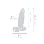 b-Vibe Slipskin Realistic Silicone Dildo 6 Inch Girthy Mocha > Dildos > Realistic Dildos