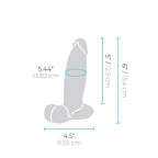 b-Vibe Slipskin Realistic Silicone Dildo 7 Inch Girthy > Dildos > Realistic Dildos