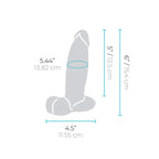 b-Vibe Slipskin Realistic Silicone Dildo 6 Inch Girthy > Dildos > Realistic Dildos