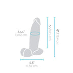 b-Vibe Slipskin Realistic Silicone Dildo 7 Inch Girthy Mocha > Dildos > Realistic Dildos