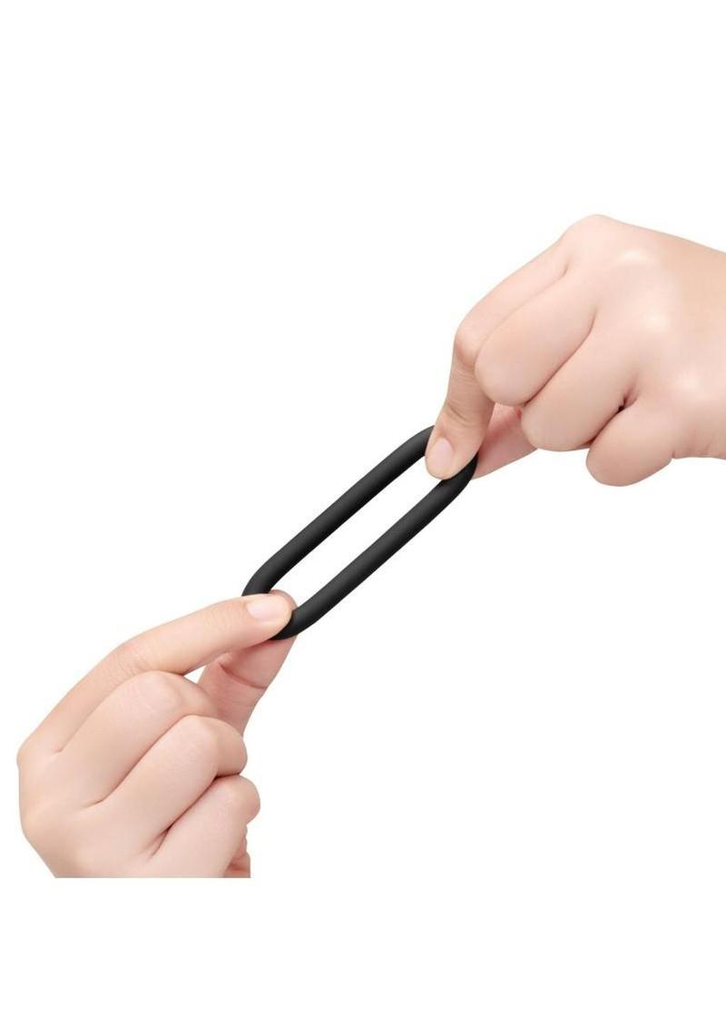 B-Vibe Snug Ring Lite - 3 Pack Silicone Cock Ring > Cock Ring > Sets