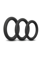 B-Vibe Snug Ring Lite - 3 Pack Silicone Cock Ring > Cock Ring > Sets