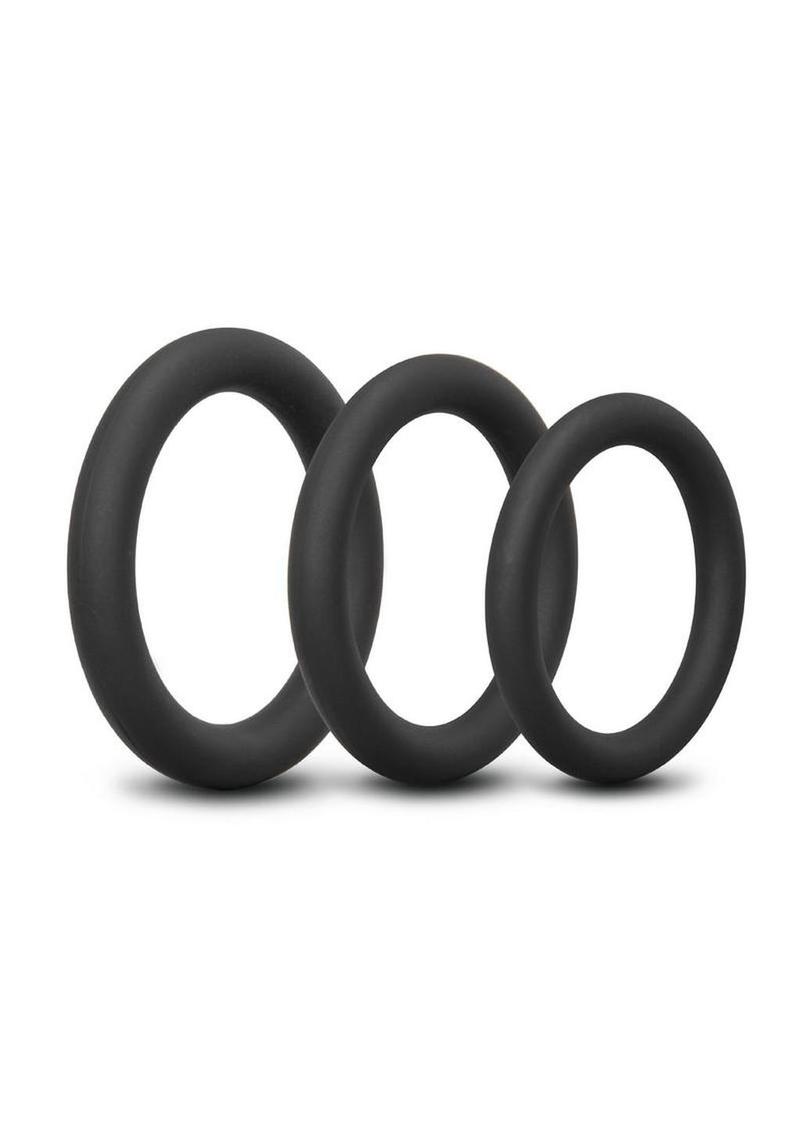 B-Vibe Snug Ring Lite - 3 Pack Silicone Cock Ring > Cock Ring > Sets
