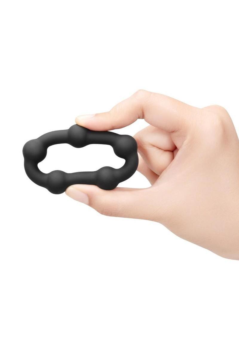 B-Vibe Snug Ring Orbit – Textured Silicone Cock Ring > Cock Ring > Vibrating