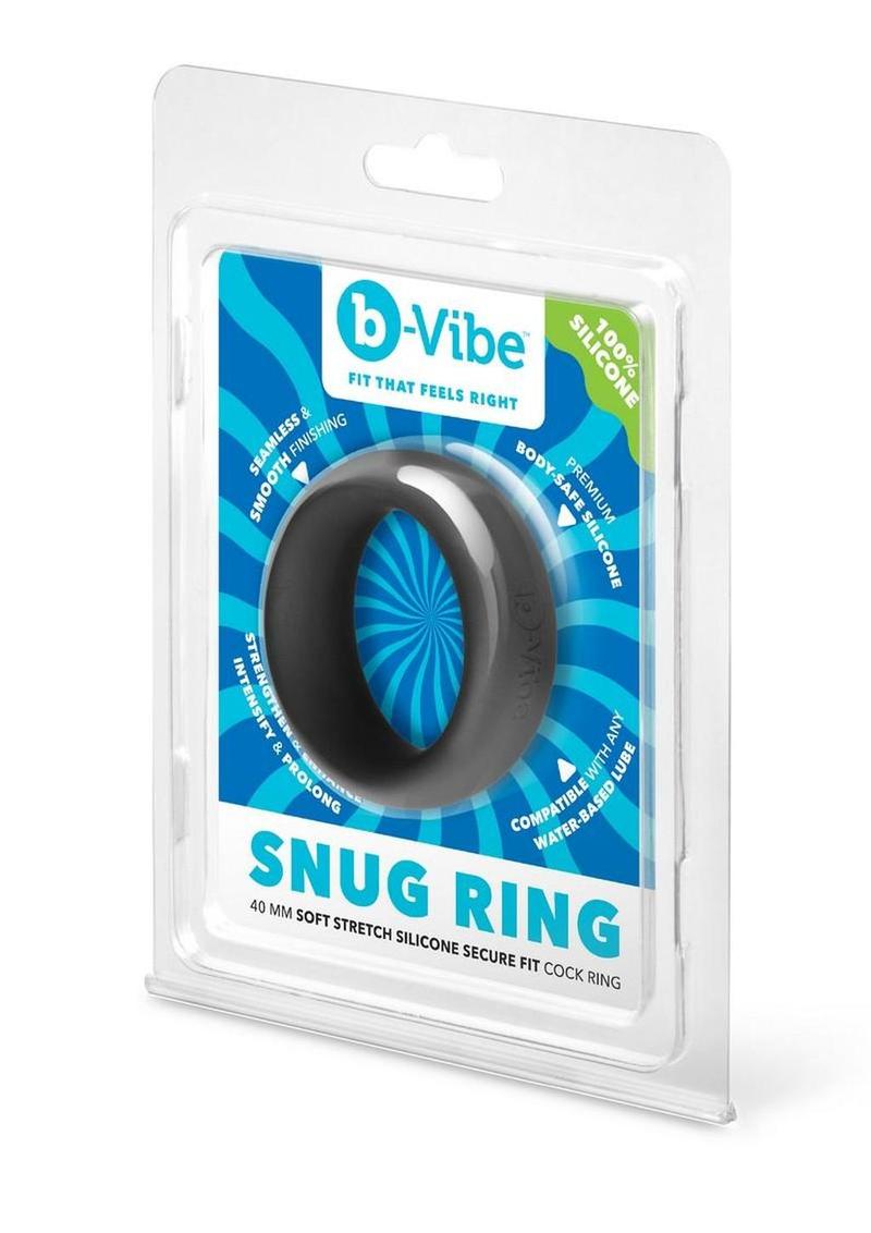 b-Vibe Snug Ring – Body Safe Silicone 40mm Cock Ring > Cock Ring > Single