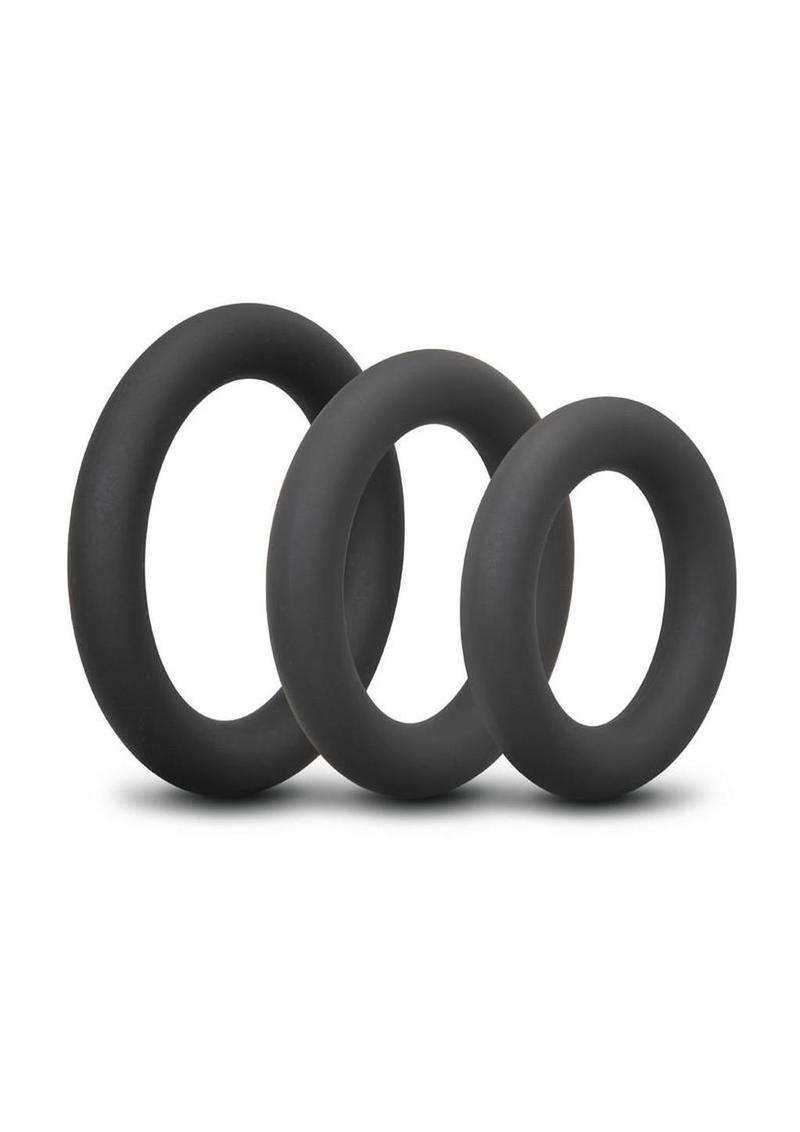 B-Vibe Snug Ring – 3 Pack Body-Safe Silicone Cock Rings > Cock Ring > Sets