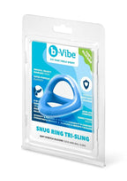 B-Vibe Snug Ring Tri-Sling – Seamless Body-Safe Silicone Cock Ring > Cock Ring > Sling