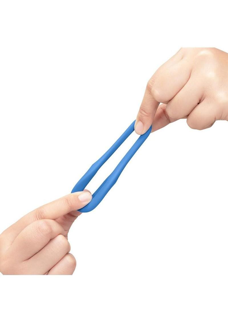 B-Vibe Snug Ring Tri-Sling – Seamless Body-Safe Silicone Cock Ring > Cock Ring > Sling